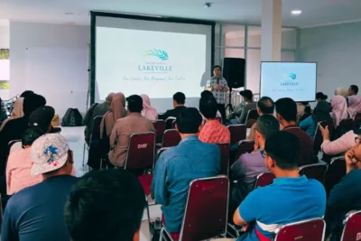 Acara PK Agent di Marketing Gallery Serpong Lakeville yang mengusung konsep baru Luxury Resort Living